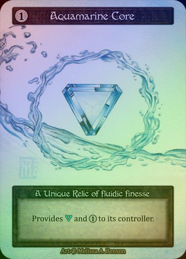 【FOIL】[Artifact] Aquamarine Core [beta-Unique]